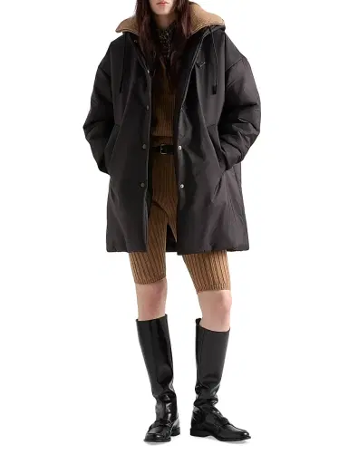 Prada Women's Lightweight Re-Nylon Raincoat | Thumbnail 6 Prada Women's Lightweight Re-Nylon Raincoat | Thumbnail 6