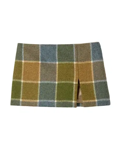 Miu Miu Women's Checked Mini Skirt | Thumbnail 1 Miu Miu Women's Checked Mini Skirt | Thumbnail 1
