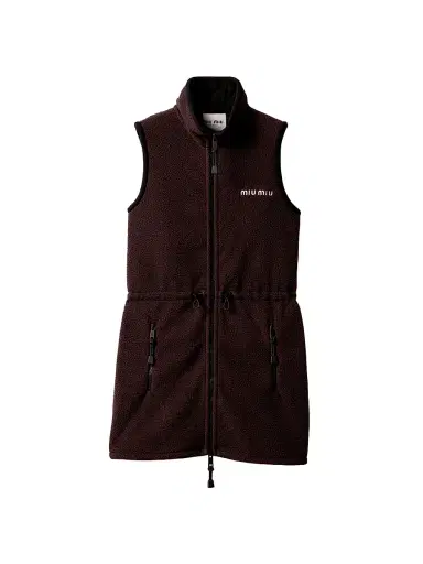 Miu Miu Women's Fleece Dress | Thumbnail 1 Miu Miu Women's Fleece Dress | Thumbnail 1