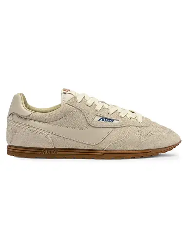 Autry Women's Windspin Suede Low-Top Sneakers - Light Beige - Size 7 | Thumbnail 1 Autry Women's Windspin Suede Low-Top Sneakers - Light Beige - Size 7 | Thumbnail 1