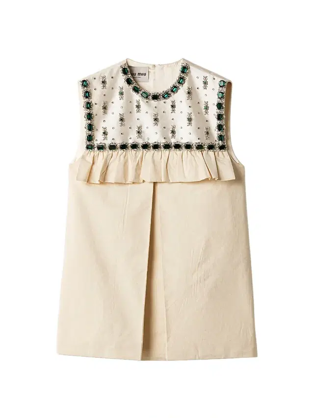 Women's Embroidered Canvas Mini-Dress - Beige Khaki Women's Embroidered Canvas Mini-Dress - Beige Khaki