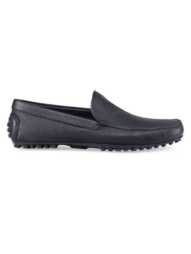 Stefano Ricci Men's Calfskin Leather Driving Shoes - Blue | Thumbnail 1 Stefano Ricci Men's Calfskin Leather Driving Shoes - Blue | Thumbnail 1