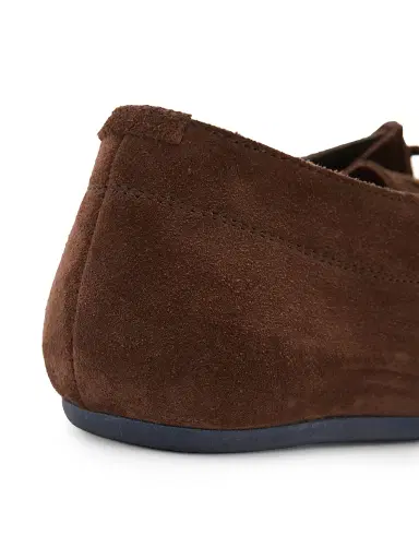 Jil Sander Women's Hood Suede Lace-Up Loafers - Chocolate Plum | Thumbnail 7 Jil Sander Women's Hood Suede Lace-Up Loafers - Chocolate Plum | Thumbnail 7
