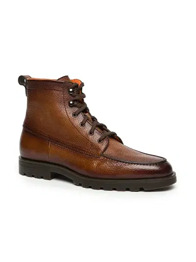 Santoni Men's Rock Leather Work Boots | Thumbnail 2 Santoni Men's Rock Leather Work Boots | Thumbnail 2