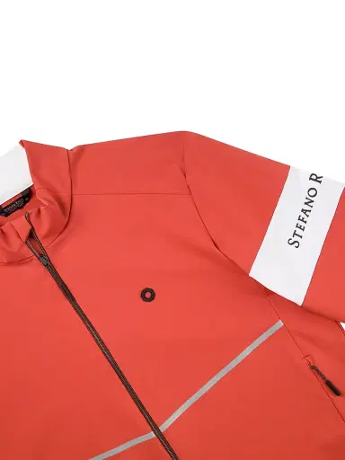 Stefano Ricci Men's Luxury Running Blouson - Orange | Thumbnail 3 Stefano Ricci Men's Luxury Running Blouson - Orange | Thumbnail 3