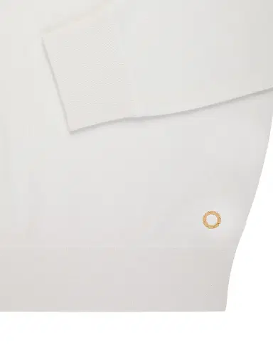 Stefano Ricci Men's Luxurious and Sophisticated Crewneck Sweater - White | Thumbnail 7 Stefano Ricci Men's Luxurious and Sophisticated Crewneck Sweater - White | Thumbnail 7