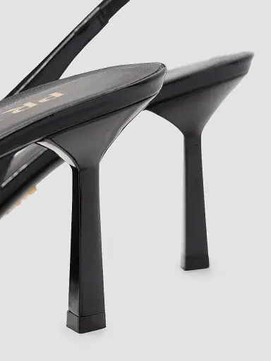 Prada Women's Patent Leather Slingback Pumps - Black | Thumbnail 6 Prada Women's Patent Leather Slingback Pumps - Black | Thumbnail 6