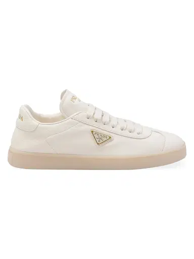 Prada Women's Leather Sneakers - Beige Khaki - Size 6.5 | Thumbnail 1 Prada Women's Leather Sneakers - Beige Khaki - Size 6.5 | Thumbnail 1