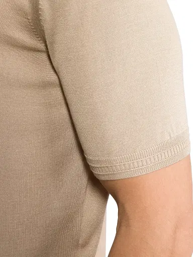 Stefano Ricci Men's Crewneck Sweater - Beige | Thumbnail 5 Stefano Ricci Men's Crewneck Sweater - Beige | Thumbnail 5
