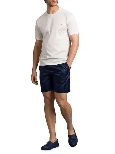 Stefano Ricci Men's Cotton T-Shirt - White | Thumbnail 5 Stefano Ricci Men's Cotton T-Shirt - White | Thumbnail 5
