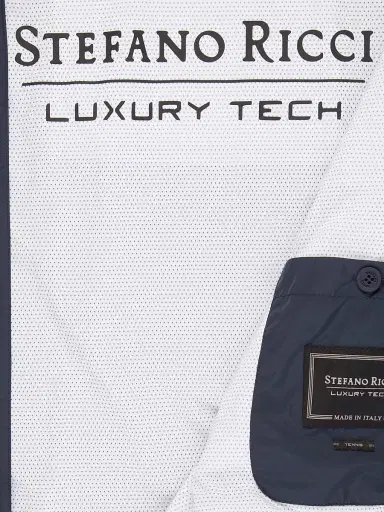 Stefano Ricci Men's Refined Performance Jacket - Dark Blue | Thumbnail 2 Stefano Ricci Men's Refined Performance Jacket - Dark Blue | Thumbnail 2