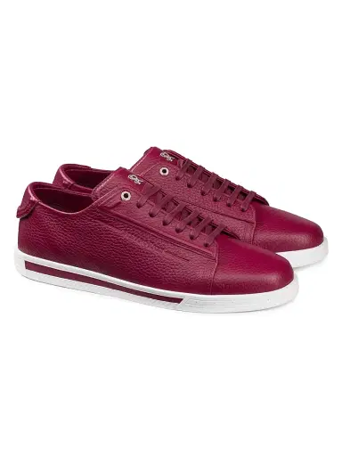 Stefano Ricci Men's Calfskin Sneakers - Rosso Tibet | Thumbnail 2 Stefano Ricci Men's Calfskin Sneakers - Rosso Tibet | Thumbnail 2