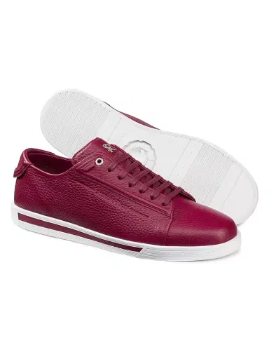 Stefano Ricci Men's Calfskin Sneakers - Rosso Tibet | Thumbnail 3 Stefano Ricci Men's Calfskin Sneakers - Rosso Tibet | Thumbnail 3