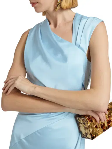 Significant Other Women's Becca Asymmetric Sleeveless Maxi Dress - Sky | Thumbnail 6 Significant Other Women's Becca Asymmetric Sleeveless Maxi Dress - Sky | Thumbnail 6