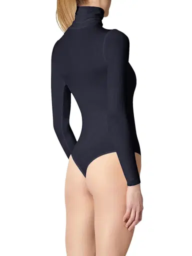 Wolford Women's Colorado Turtleneck Bodysuit - Deep Night | Thumbnail 4 Wolford Women's Colorado Turtleneck Bodysuit - Deep Night | Thumbnail 4