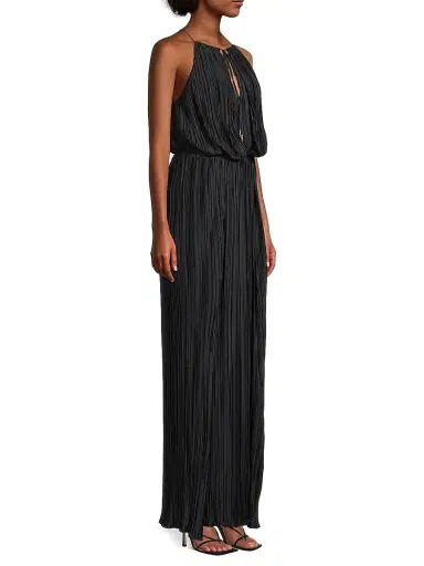 Significant Other Women's Adeline Pleated Maxi Dress - Midnight | Thumbnail 4 Significant Other Women's Adeline Pleated Maxi Dress - Midnight | Thumbnail 4