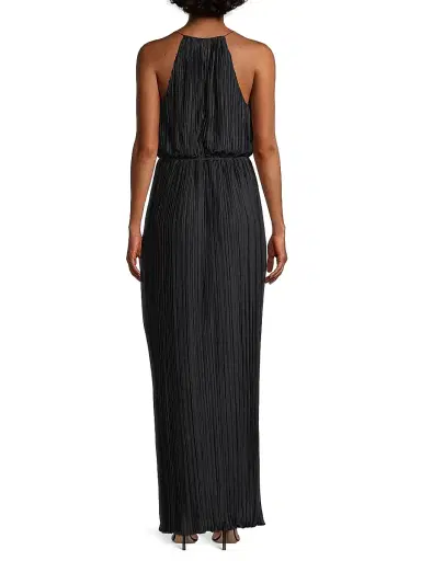 Significant Other Women's Adeline Pleated Maxi Dress - Midnight | Thumbnail 5 Significant Other Women's Adeline Pleated Maxi Dress - Midnight | Thumbnail 5