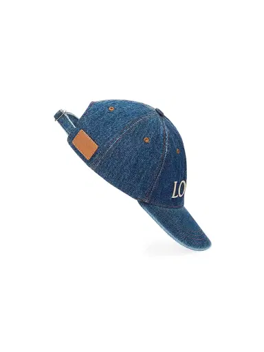 Loewe Men's x Paula's Ibiza Denim Cap - Denim Blue - Size Large | Thumbnail 4 Loewe Men's x Paula's Ibiza Denim Cap - Denim Blue - Size Large | Thumbnail 4