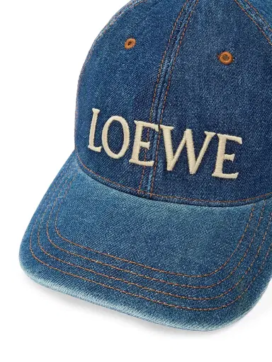 Loewe Men's x Paula's Ibiza Denim Cap - Denim Blue - Size Large | Thumbnail 6 Loewe Men's x Paula's Ibiza Denim Cap - Denim Blue - Size Large | Thumbnail 6