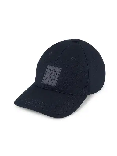 Loewe Men's Logo Patch Cap - Deep Navy - Size Large | Thumbnail 1 Loewe Men's Logo Patch Cap - Deep Navy - Size Large | Thumbnail 1