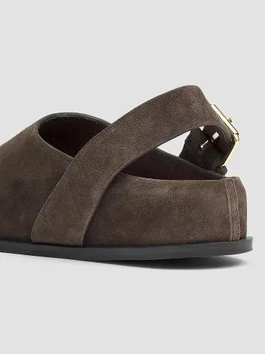A Emery Women's Louis Suede Clogs - Mulch - Size 5 | Thumbnail 3 A Emery Women's Louis Suede Clogs - Mulch - Size 5 | Thumbnail 3