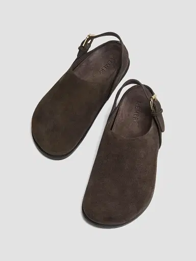 A Emery Women's Louis Suede Clogs - Mulch - Size 5 | Thumbnail 4 A Emery Women's Louis Suede Clogs - Mulch - Size 5 | Thumbnail 4