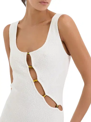 SIR. Women's Chiara Beaded Midi-Dress - | Thumbnail 6 SIR. Women's Chiara Beaded Midi-Dress - | Thumbnail 6