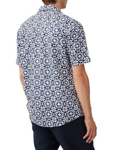 Rodd & Gunn Men's Palliser Bay Shirt - Indigo - Size Medium | Thumbnail 4 Rodd & Gunn Men's Palliser Bay Shirt - Indigo - Size Medium | Thumbnail 4
