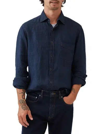 Rodd & Gunn Men's Kingswell Linen Chambray Shirt | Thumbnail 3 Rodd & Gunn Men's Kingswell Linen Chambray Shirt | Thumbnail 3