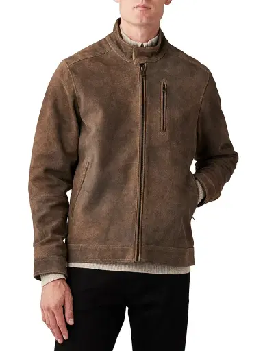 Rodd & Gunn Men's Mandeville Leather Jacket - Seal - Size Small | Thumbnail 3 Rodd & Gunn Men's Mandeville Leather Jacket - Seal - Size Small | Thumbnail 3