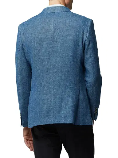 Rodd & Gunn Men's The Cascades Woven Jacket - Azure | Thumbnail 4 Rodd & Gunn Men's The Cascades Woven Jacket - Azure | Thumbnail 4