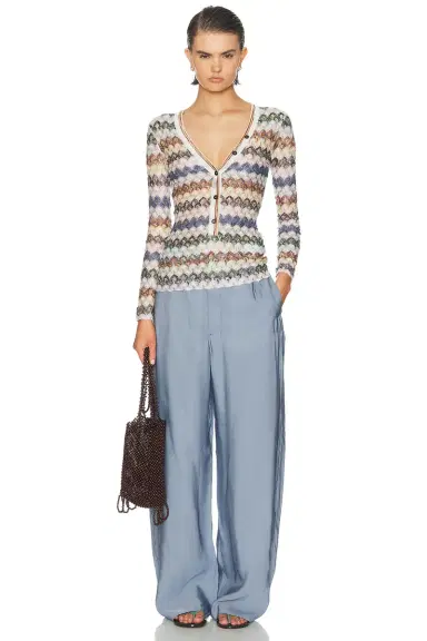 Missoni V-Neck Sweater | Thumbnail 4 Missoni V-Neck Sweater | Thumbnail 4