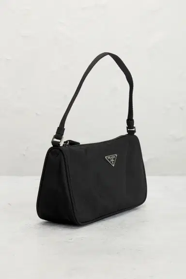 FWRD Renew Prada Tessuto Pouch | Thumbnail 4 FWRD Renew Prada Tessuto Pouch | Thumbnail 4