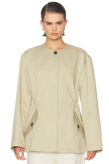 TOTEME Cotton Twill Jacket | Thumbnail 2 TOTEME Cotton Twill Jacket | Thumbnail 2