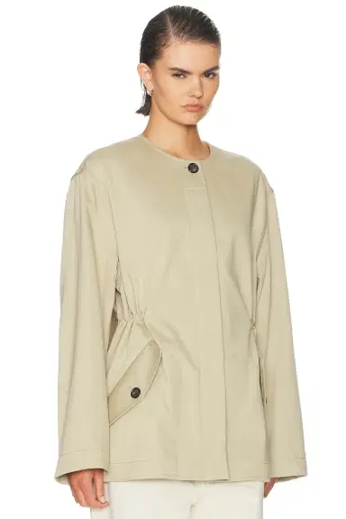 TOTEME Cotton Twill Jacket | Thumbnail 3 TOTEME Cotton Twill Jacket | Thumbnail 3