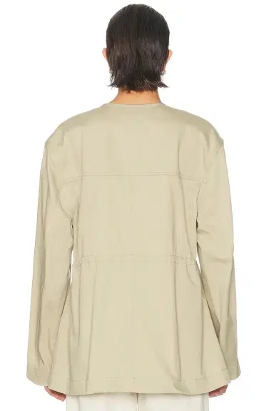 TOTEME Cotton Twill Jacket | Thumbnail 4 TOTEME Cotton Twill Jacket | Thumbnail 4