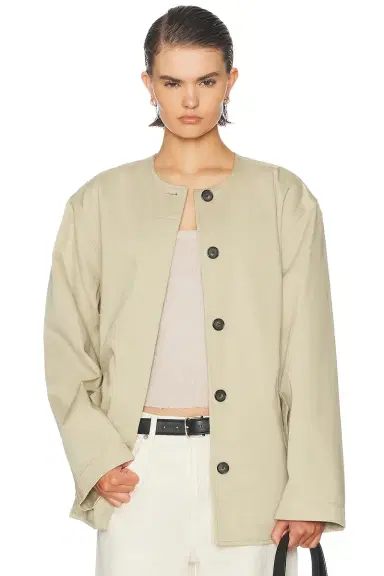 TOTEME Cotton Twill Jacket | Thumbnail 1 TOTEME Cotton Twill Jacket | Thumbnail 1
