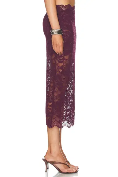 Rabanne Lace Midi Skirt | Thumbnail 2 Rabanne Lace Midi Skirt | Thumbnail 2