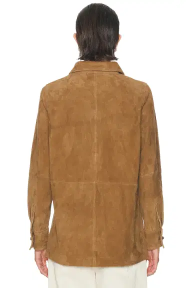 Rohe Suede Pankou Overshirt | Thumbnail 4 Rohe Suede Pankou Overshirt | Thumbnail 4