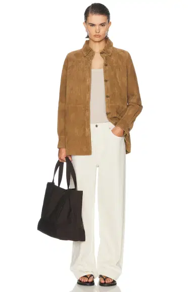 Rohe Suede Pankou Overshirt | Thumbnail 5 Rohe Suede Pankou Overshirt | Thumbnail 5