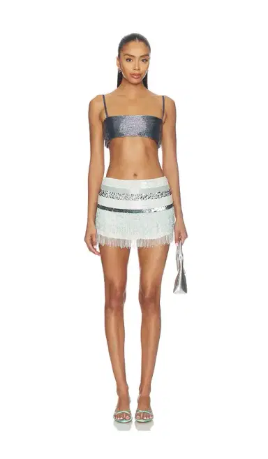 Asta Resort Julia Hand Beaded Mini Skirt | Thumbnail 5 Asta Resort Julia Hand Beaded Mini Skirt | Thumbnail 5