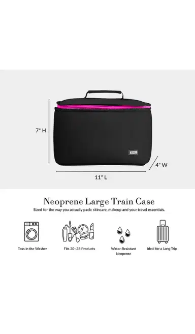 KUSSHI Large Neoprene Train Case | Thumbnail 7 KUSSHI Large Neoprene Train Case | Thumbnail 7