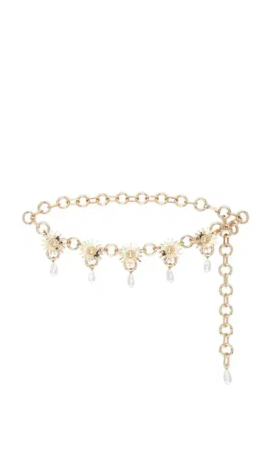 Lele Sadoughi Soleil Chain Belt | Thumbnail 1 Lele Sadoughi Soleil Chain Belt | Thumbnail 1