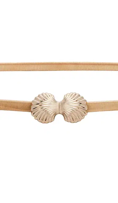 Lele Sadoughi Sea Shell Stretch Chain Belt | Thumbnail 2 Lele Sadoughi Sea Shell Stretch Chain Belt | Thumbnail 2