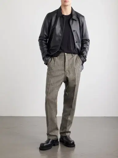 Rick Owens Joris Cotton-Blend Twill Trousers - Men | Thumbnail 2 Rick Owens Joris Cotton-Blend Twill Trousers - Men | Thumbnail 2