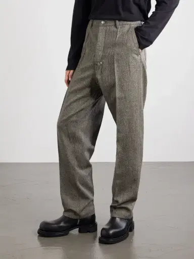 Rick Owens Joris Cotton-Blend Twill Trousers - Men | Thumbnail 3 Rick Owens Joris Cotton-Blend Twill Trousers - Men | Thumbnail 3
