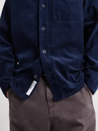 A.P.C. Basile Logo-Embroidered Cotton-Corduroy Shirt - Men | Thumbnail 5 A.P.C. Basile Logo-Embroidered Cotton-Corduroy Shirt - Men | Thumbnail 5