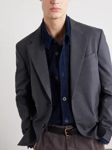 A.P.C. Basile Logo-Embroidered Cotton-Corduroy Shirt - Men | Thumbnail 6 A.P.C. Basile Logo-Embroidered Cotton-Corduroy Shirt - Men | Thumbnail 6