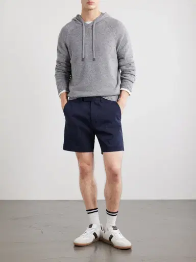 Tom Ford Straight-Leg Cotton-Blend Twill Shorts - Men | Thumbnail 2 Tom Ford Straight-Leg Cotton-Blend Twill Shorts - Men | Thumbnail 2