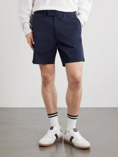 Tom Ford Straight-Leg Cotton-Blend Twill Shorts - Men | Thumbnail 3 Tom Ford Straight-Leg Cotton-Blend Twill Shorts - Men | Thumbnail 3